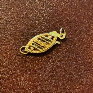14K Gold Filigree Clasp